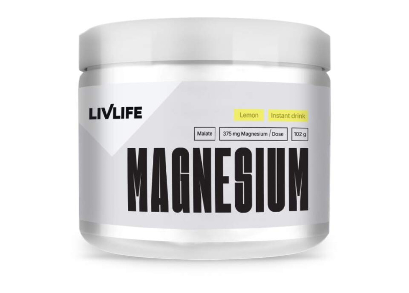 LIVLIFE Magnesium malate 15% drink citron 102 g