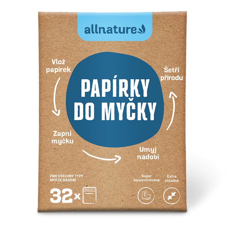 ALLNATURE Papírky do myčky 16 kusů