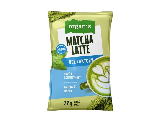ORGANIS Matcha latte bez laktózy 27 g