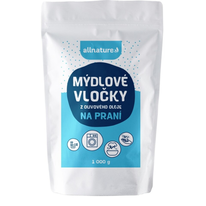 ALLNATURE Mýdlové vločky z olivového oleje 1000 g