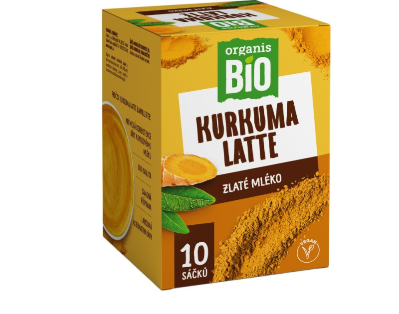 ORGANIS Kurkuma latte BIO 10 x 28 g