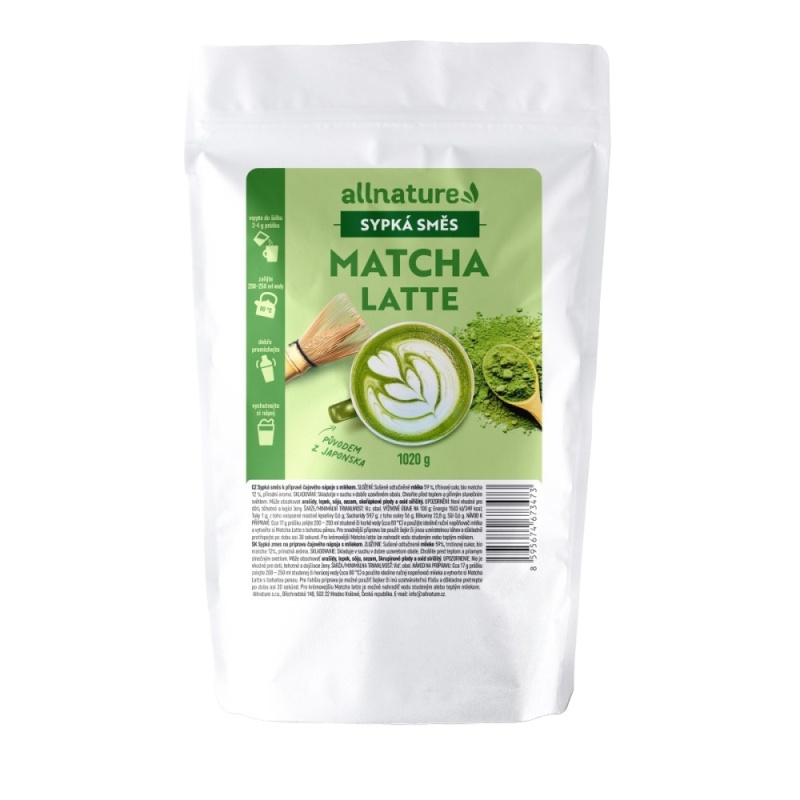 ALLNATURE Matcha latte 1020 g