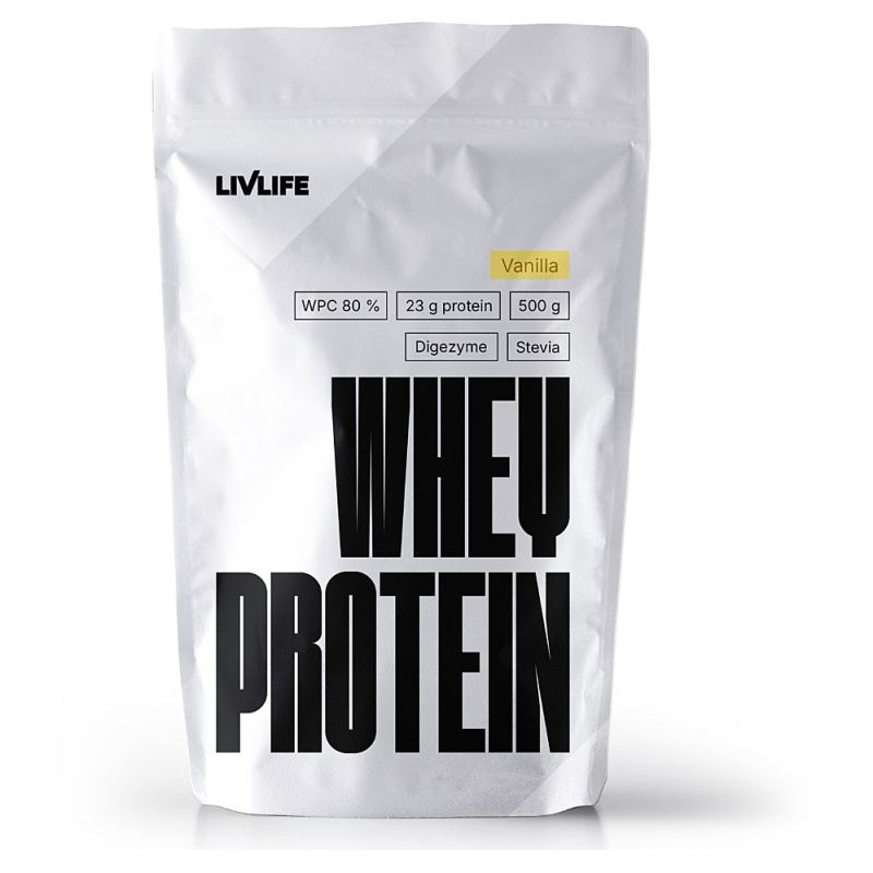 LIVLIFE Whey protein vanilka 500 g