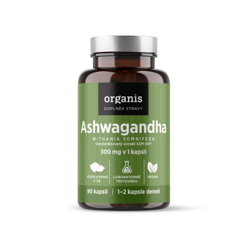 Organis Ashwagandha 300 mg 90 kapslí