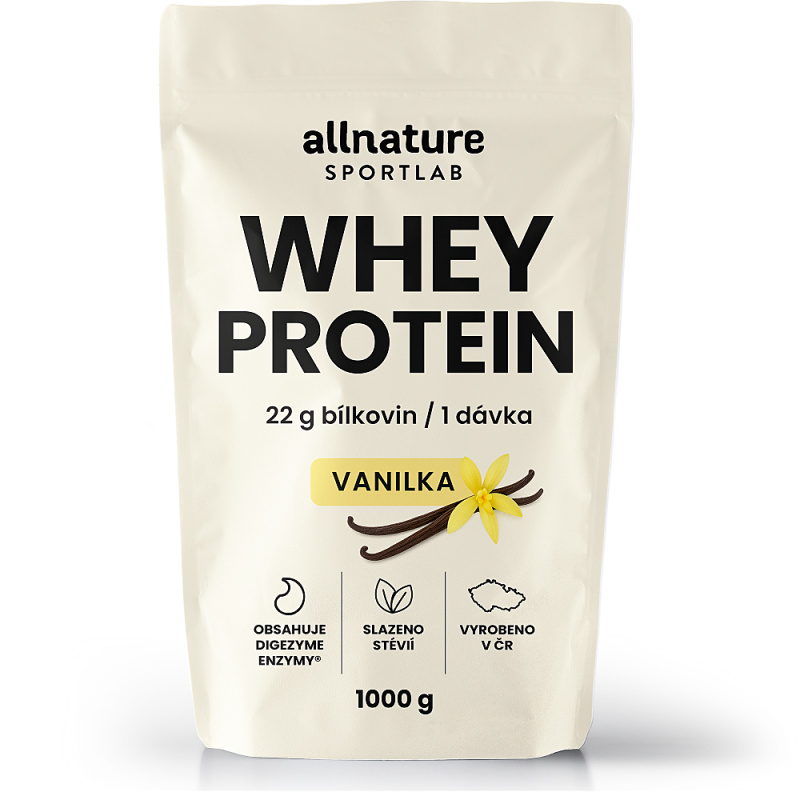 ALLNATURE Sportlab whey protein vanilka 1000 g