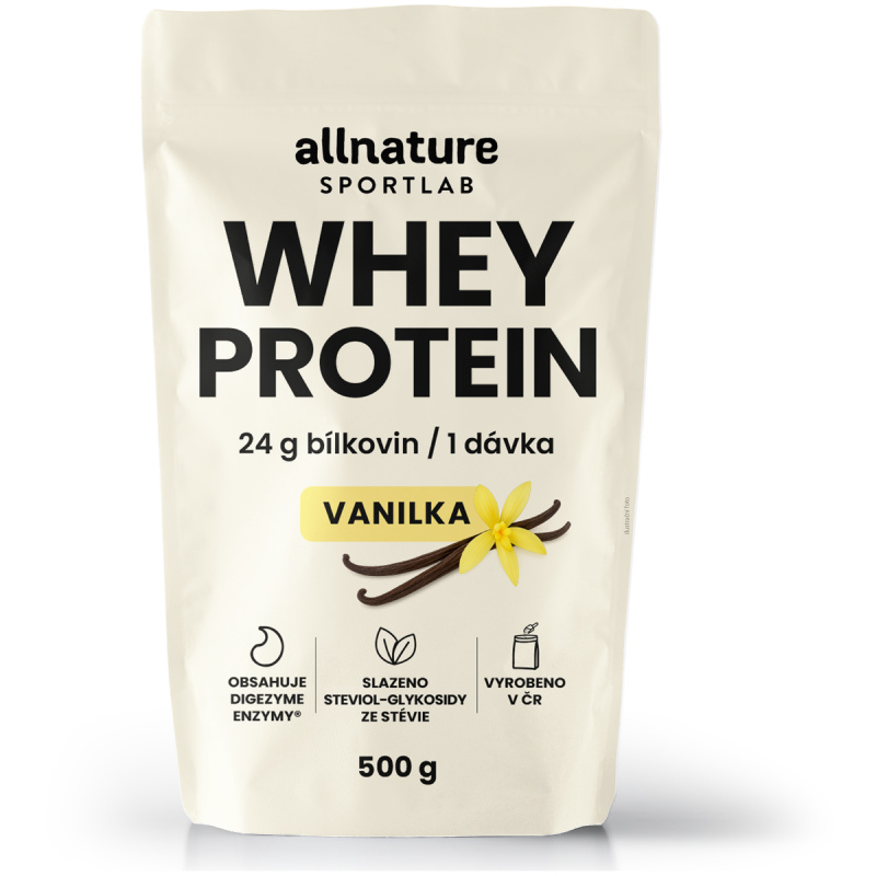ALLNATURE Sportlab whey protein vanilka 500 g
