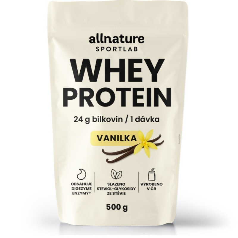 ALLNATURE Sportlab whey protein vanilka 500 g