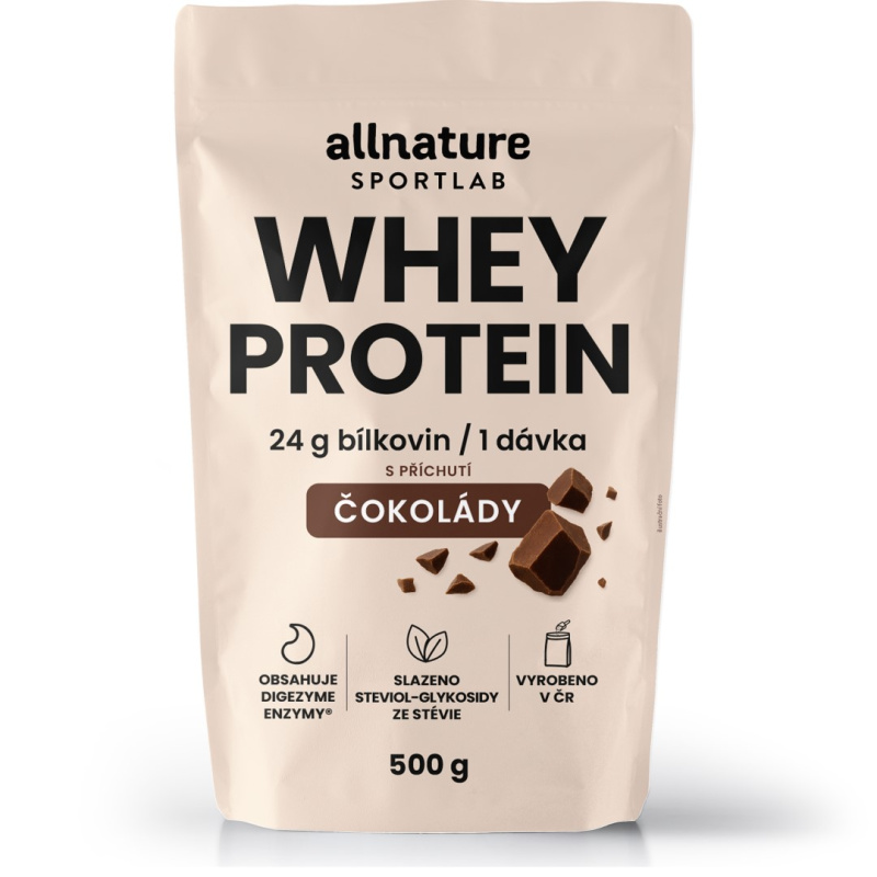 Allnature Sportlab Whey Protein Čokoláda 500 g