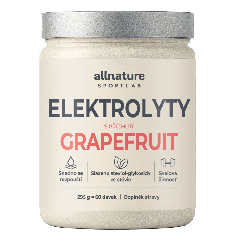 Allnature Sportlab Elektrolyty grapefruit 295 g