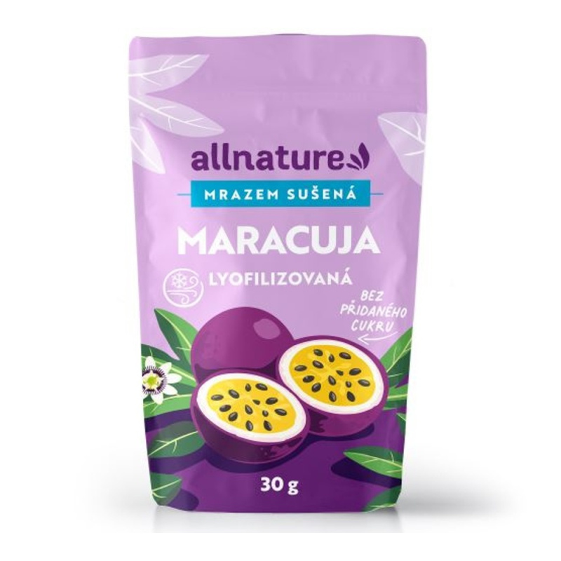 Allnature Mrazem sušená maracuja kostky 30 g