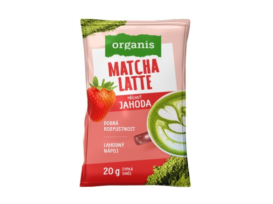 Organis Matcha Latte jahoda 20 g