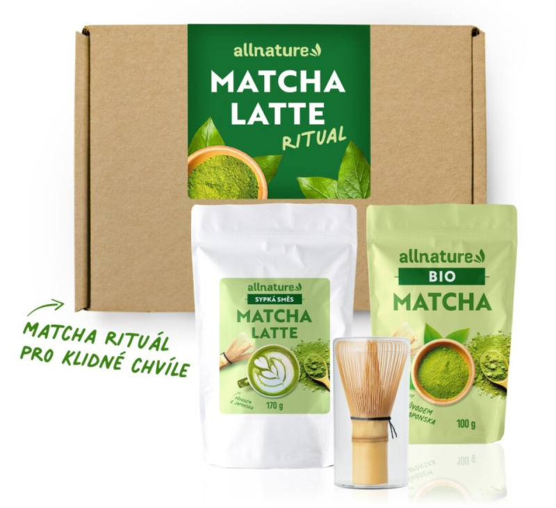 ALLNATURE Matcha latte ritual 3 kusy