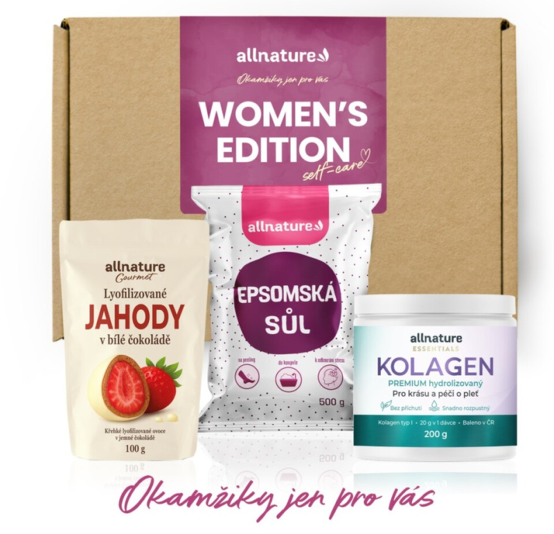 Allnature Women’s Edition dárkový balíček 3 ks