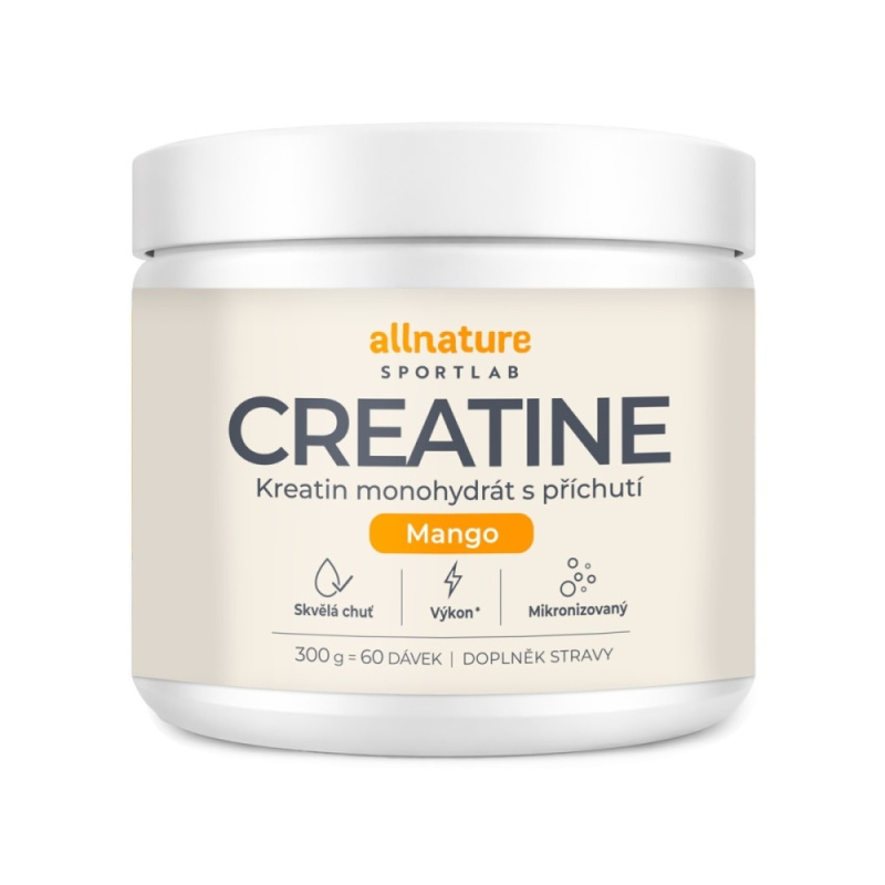 ALLNATURE Sportlab creatine monohydrát mango 300 g