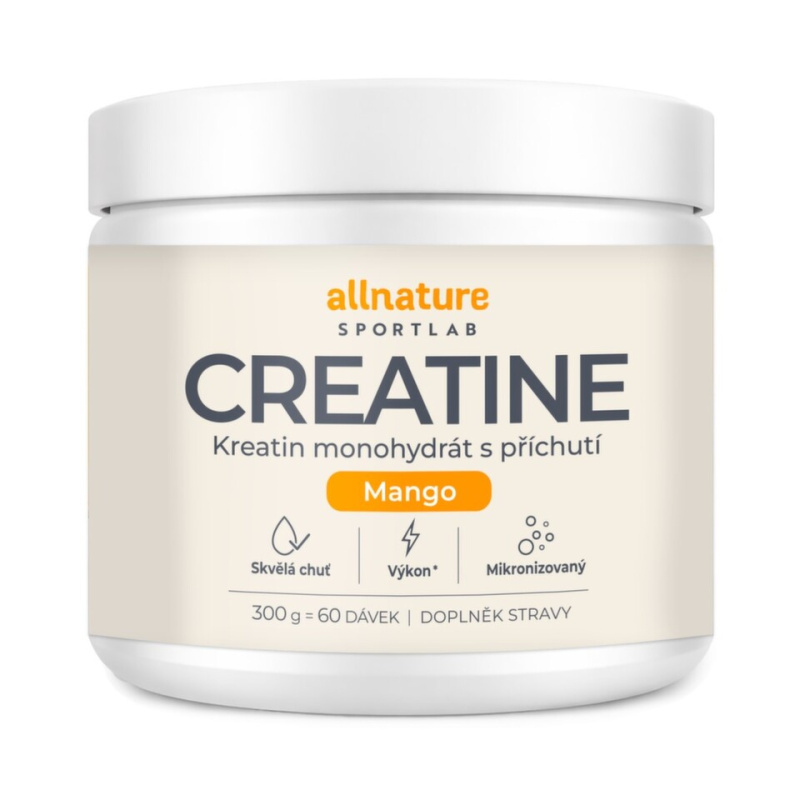 ALLNATURE Sportlab creatine monohydrát mango 300 g