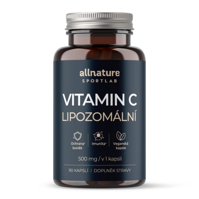 ALLNATURE Sportlab Lipozomální Vitamin C 500 mg 90 kapslí