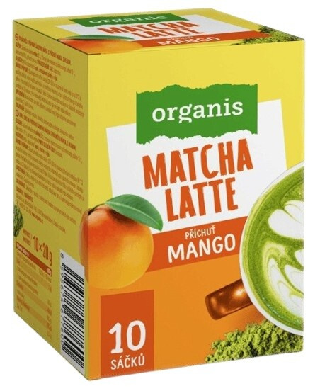 Organis Matcha Latte mango 10x20 g