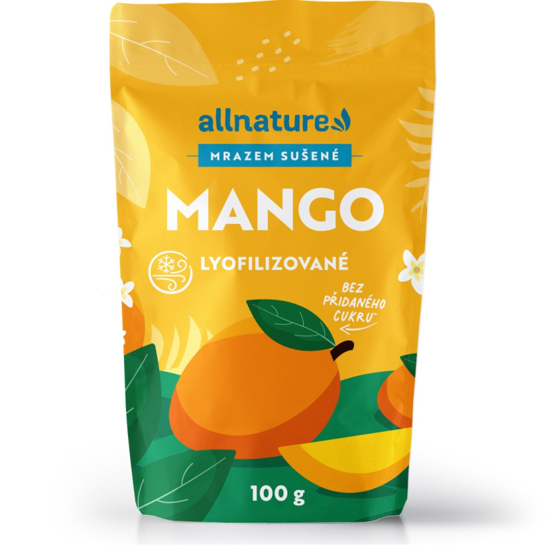 Allnature Mango sušené mrazem 100 g