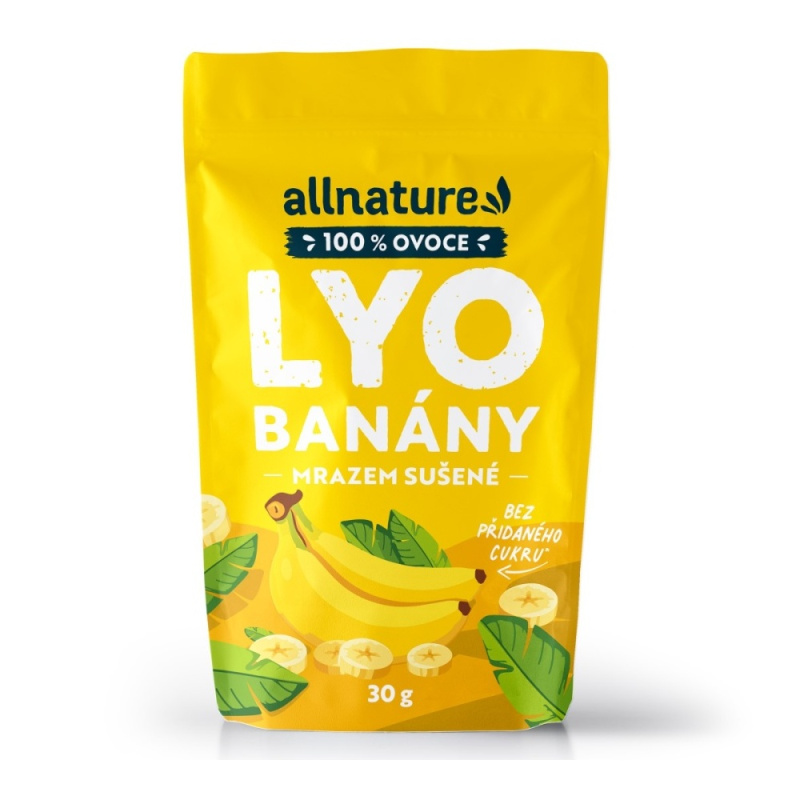 ALLNATURE Banán sušený mrazem 30 g