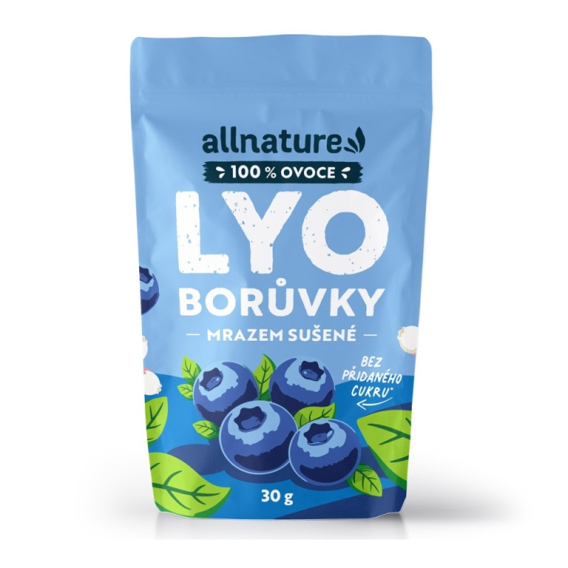 ALLNATURE Borůvka sušená mrazem celá 30 g