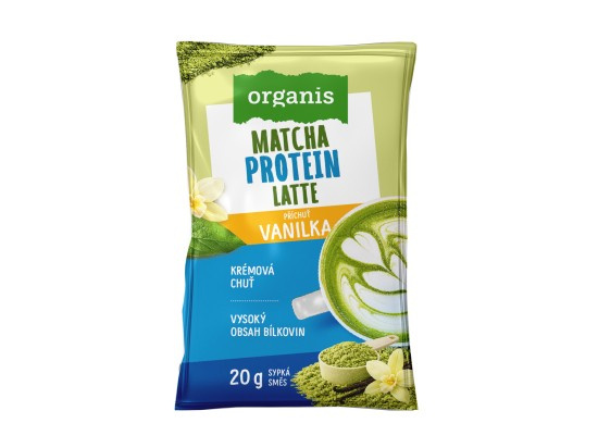 Organis Protein matcha latte vanilka 20 g