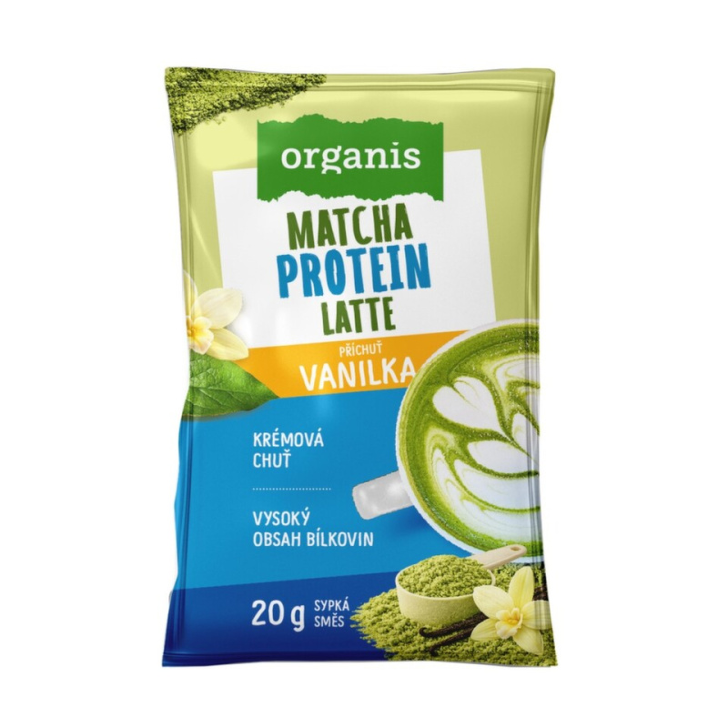 Organis Protein matcha latte vanilka 20 g