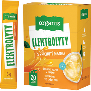 Organis Elektrolyty mango 20 x 6 g
