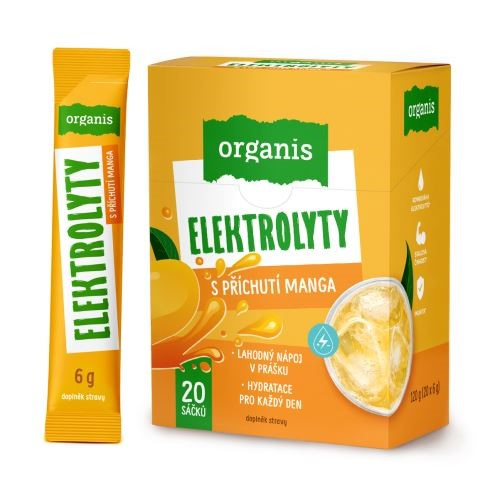 Organis Elektrolyty mango 20 x 6 g