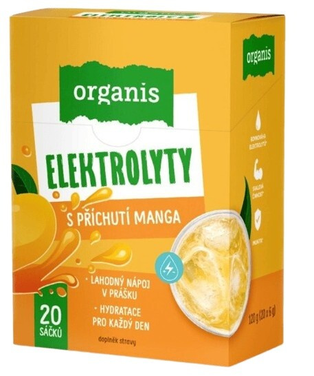 Organis Elektrolyty mango 20 x 6 g