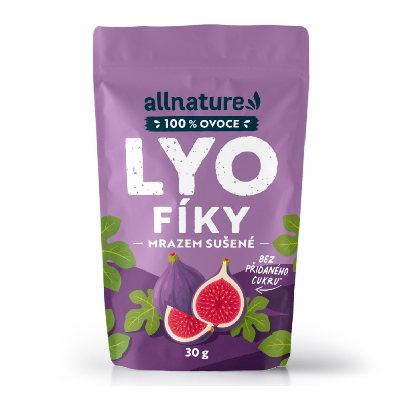 ALLNATURE Fíky sušené mrazem 30 g