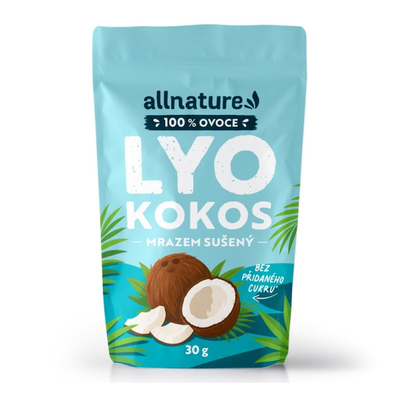 Allnature Kokos sušený mrazem 30 g