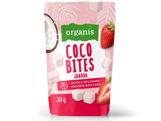 Organis COCO BITES jahoda 30 g