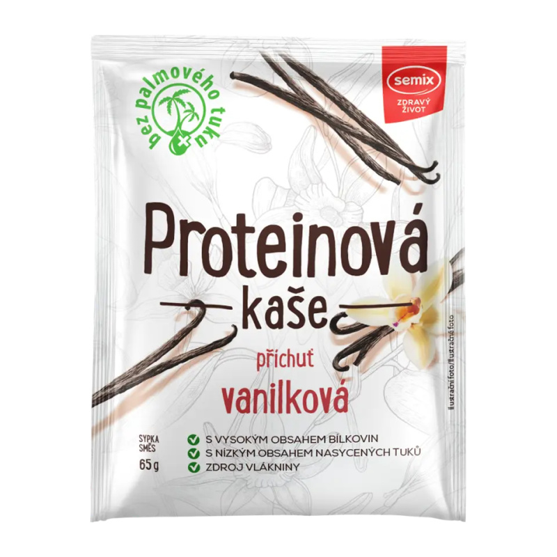 SEMIX Proteinová kaše vanilková 65 g