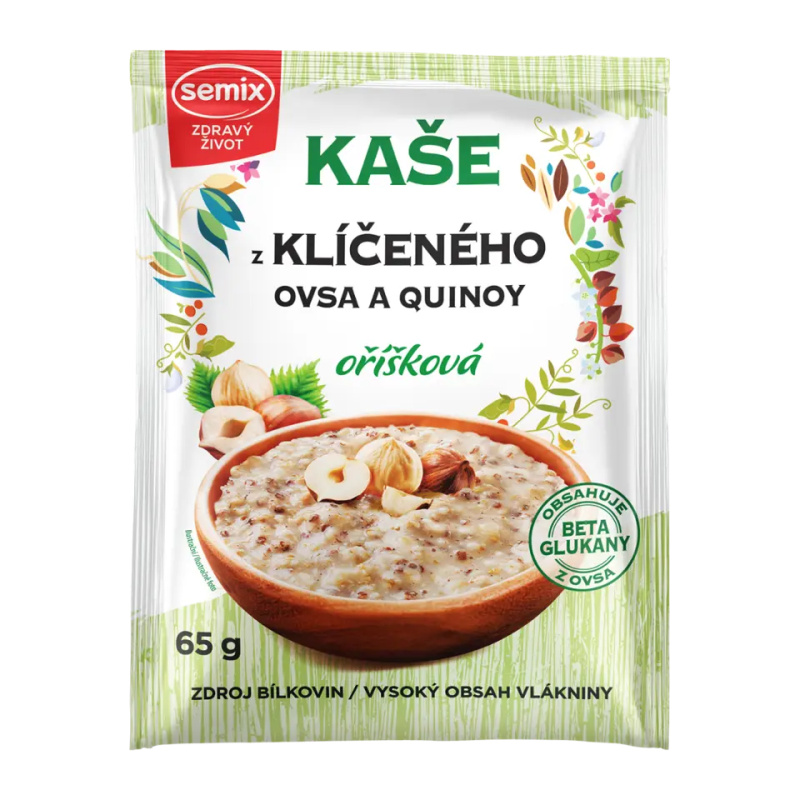 SEMIX Kaše z klíčeného ovsa a quinoy oříšková 65 g
