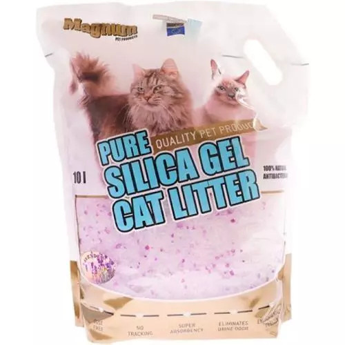 Magnum Pure Silica Gel Cat Litter Lavender Balení: 10 l