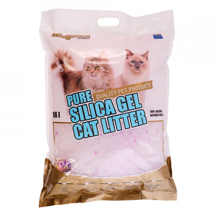 Magnum Pure Silica Gel Cat Litter Lavender Balení: 16 l