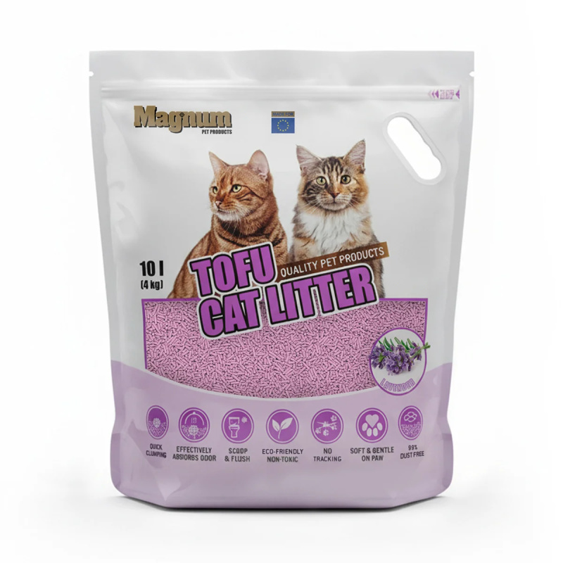 Magnum TOFU cat litter LAVENDER Balení: 10 l