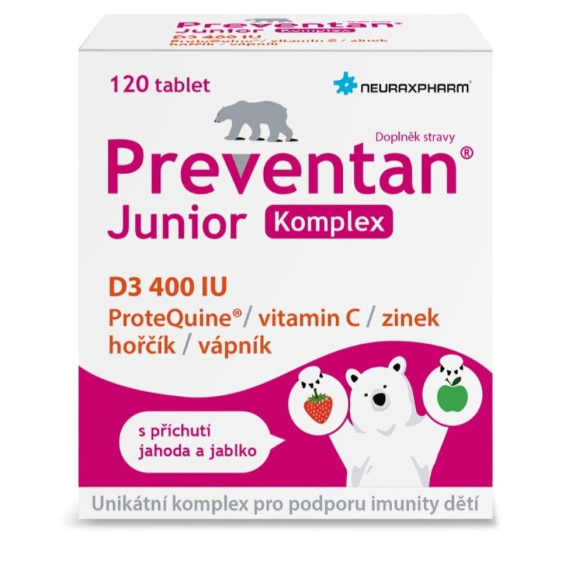 PREVENTAN Junior Komplex D3 400IU 120 tablet