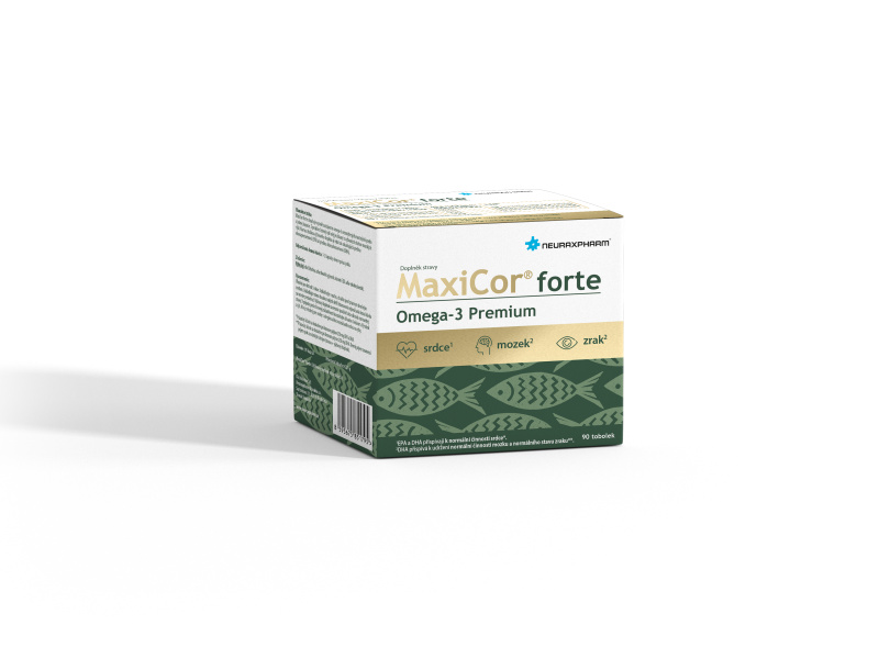 MAXICOR Forte omega 3 premium 90 tobolek