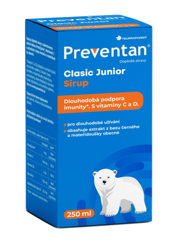 PREVENTAN Clasic junior sirup 250 ml