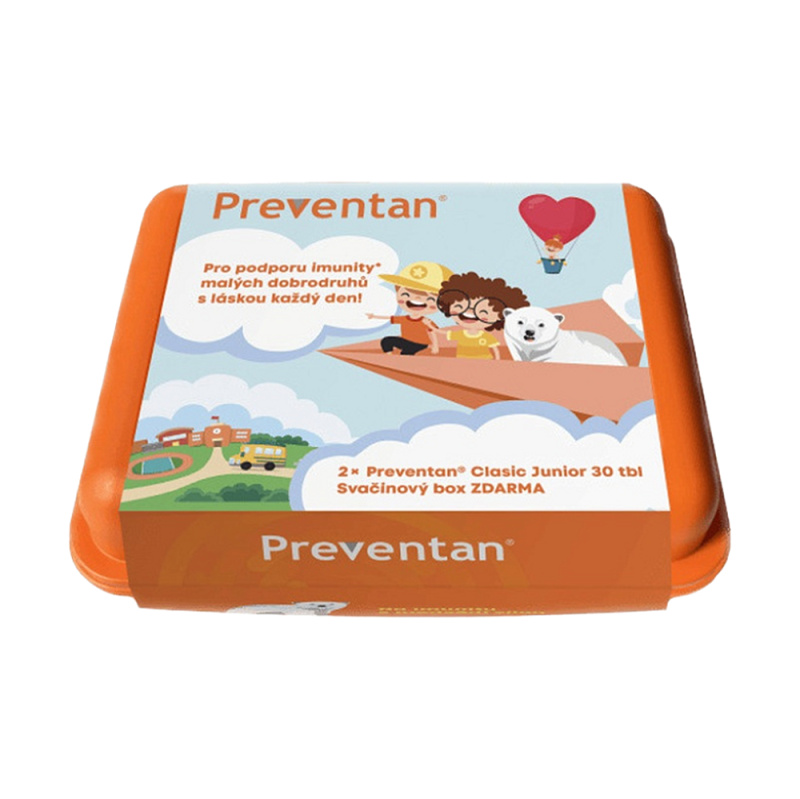 Preventan Clasic Junior 2x30 tablet + svačinový box 2025