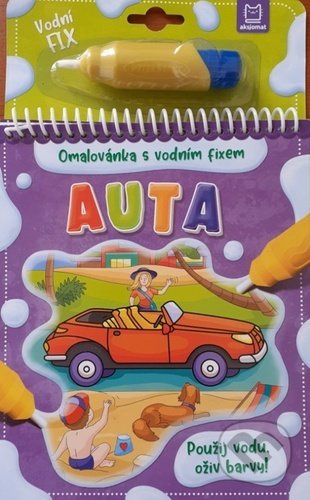 Auta - Omalovánka s vodním fixem Aksjomat s.r.o.