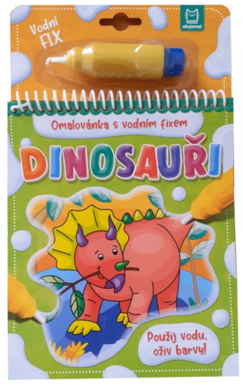 Dinosauři - Omalovánka s vodním fixem Aksjomat s.r.o.