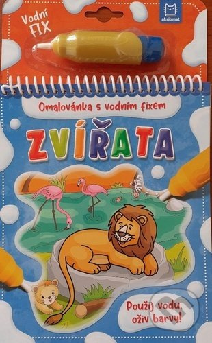 Zvířata - Omalovánka s vodním fixem Aksjomat s.r.o.