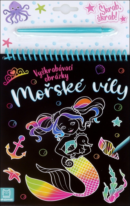 Vyškrábavací obrázky Mořské víly Aksjomat s.r.o.