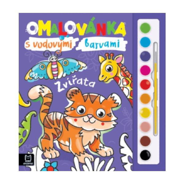 Omalovánka s vodovými barvami Zvířata Aksjomat s.r.o.