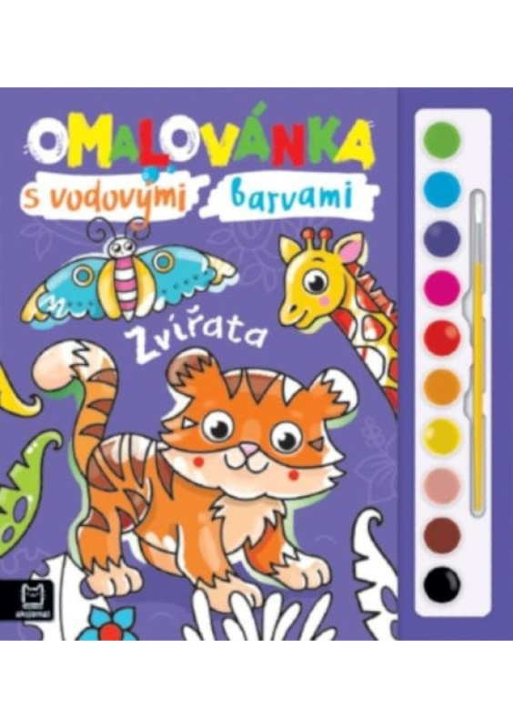 Omalovánka s vodovými barvami Zvířata Aksjomat s.r.o.