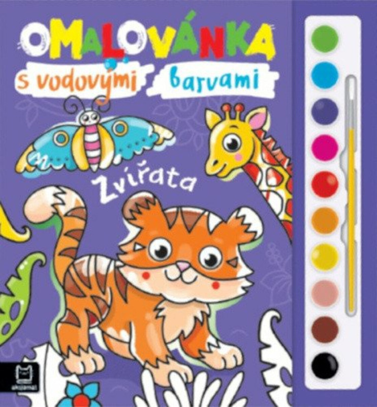 Omalovánka s vodovými barvami Zvířata Aksjomat s.r.o.