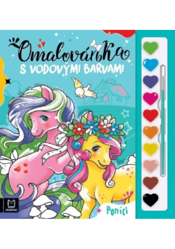 Omalovánka s vodovými barvami Poníci Aksjomat s.r.o.