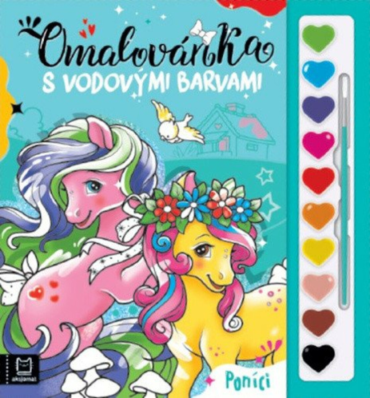 Omalovánka s vodovými barvami Poníci Aksjomat s.r.o.